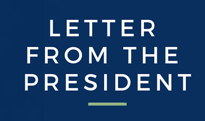 Letter from the President